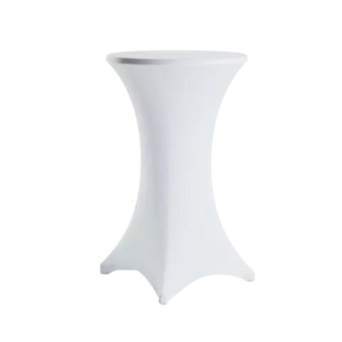 Stehtischhusse weiss