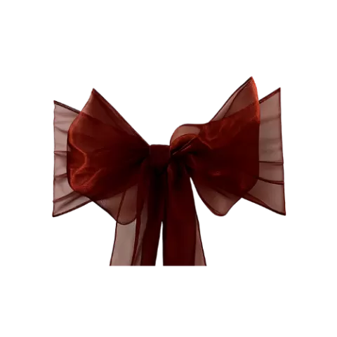 Organza-Schleifenband Burgund (Neuware)