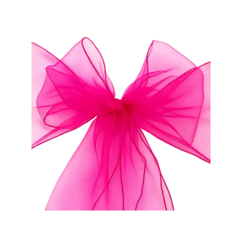 Organza-Schleifenband Pink (Neuware)