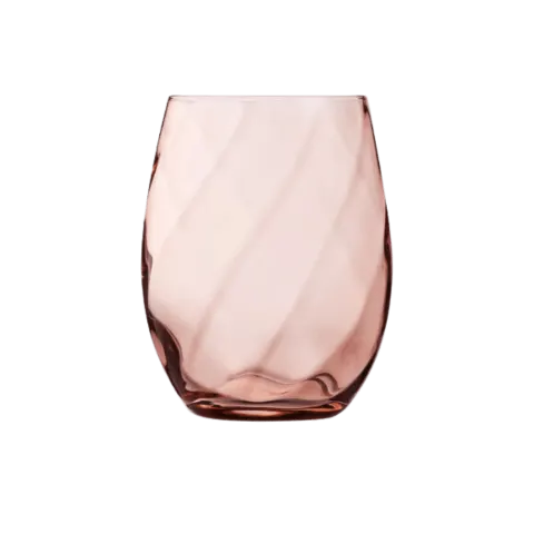 Wasserglas Twist Rosa