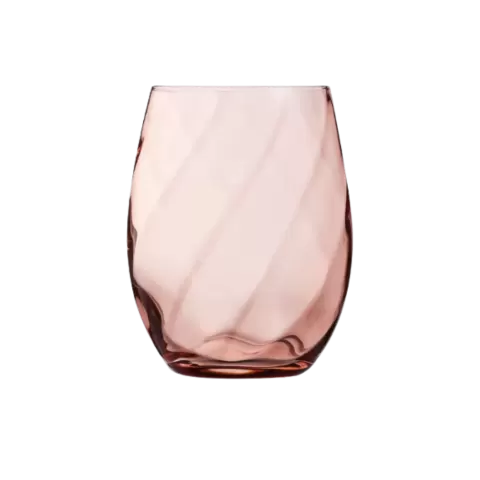 Wasserglas Twist Rosa