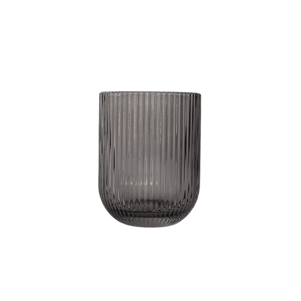 Wasserglas Stripe Grau