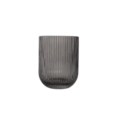 Wasserglas Stripe Grau
