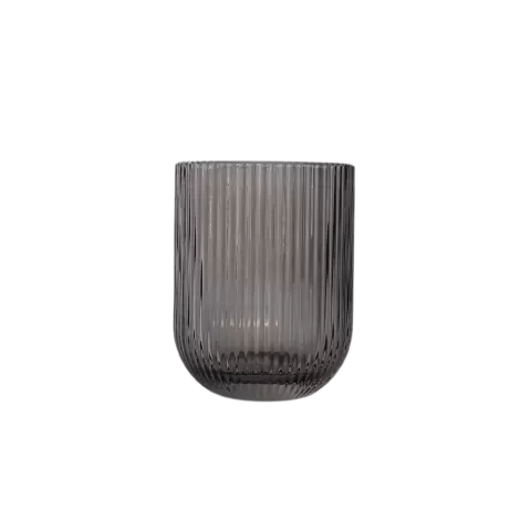 Wasserglas Stripe Grau