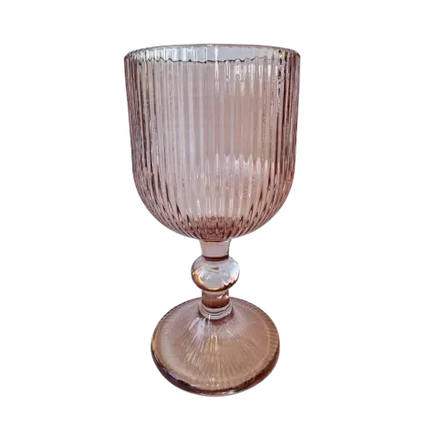 Weinglas Stripe Rosa