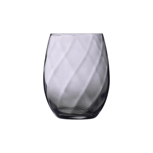 Wasserglas Twist Grau