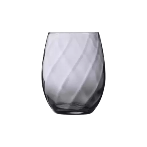 Wasserglas Twist Grau
