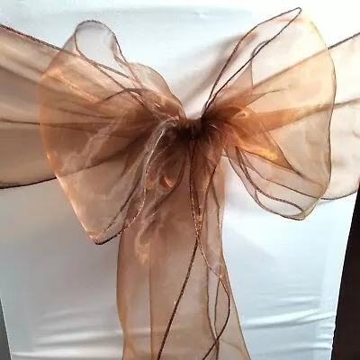 Organza-Schleifenband Schokolade (Neuware)
