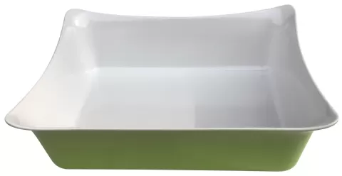Servierschale GN 1/4 Melamin hellgrün 26.5x16.2x10cm