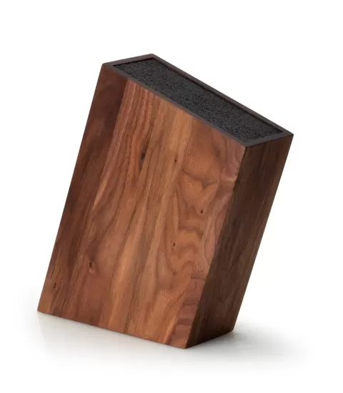 Walnuss Messerblock