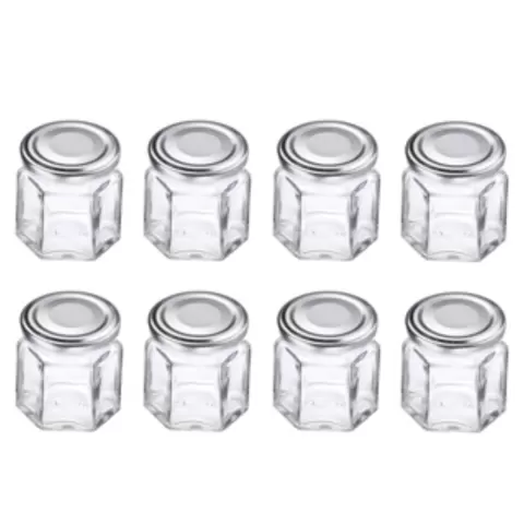 8er Set Gläser eckig 45ml