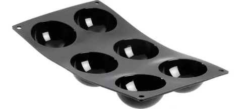 Moul Flex Backform für 6 Halbkugeln