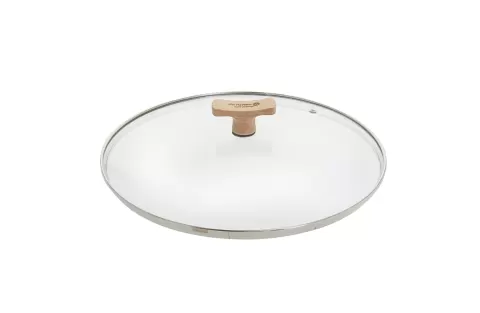 Glasdeckel mit Holzknopf passend zu 8780+8788