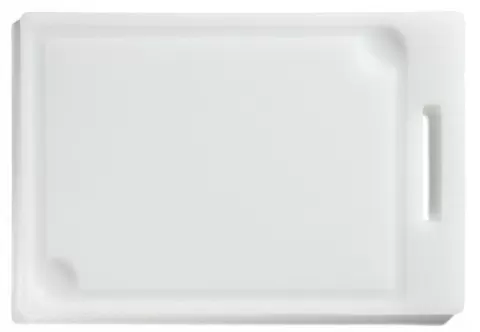 Schneidebrett 44.5x30cm, H 1,2 cm weiss