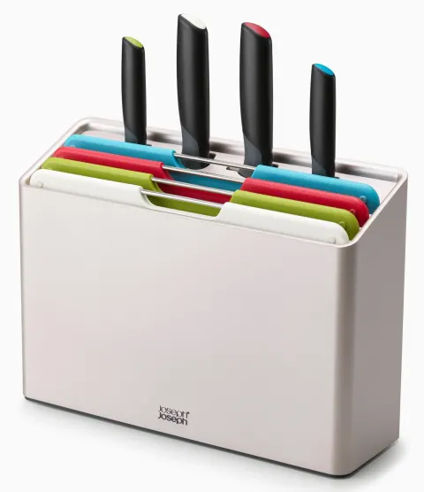Folio Plus Messer + Schneidebrett Set 8tlg.