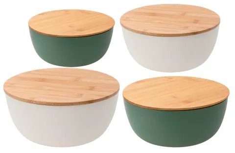 4er Set Salatschüsseln