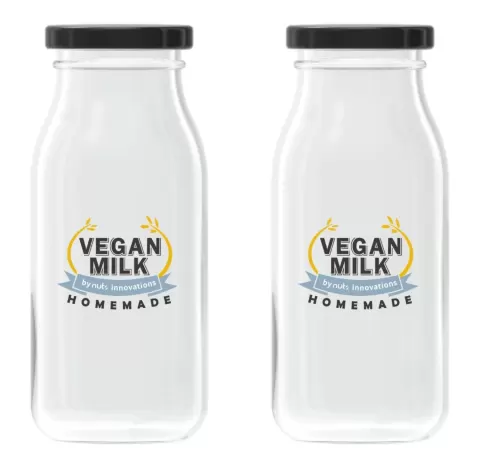 2er Set Flaschen Vegan Milk