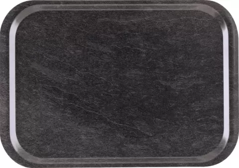 Tablett Fast Food Dark Marble 37.5x26.5cm