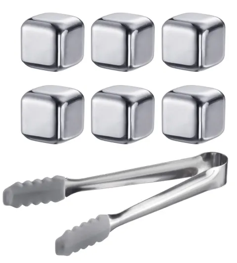 7 tlg. Set Cosmo Eiswürfel mit Zange