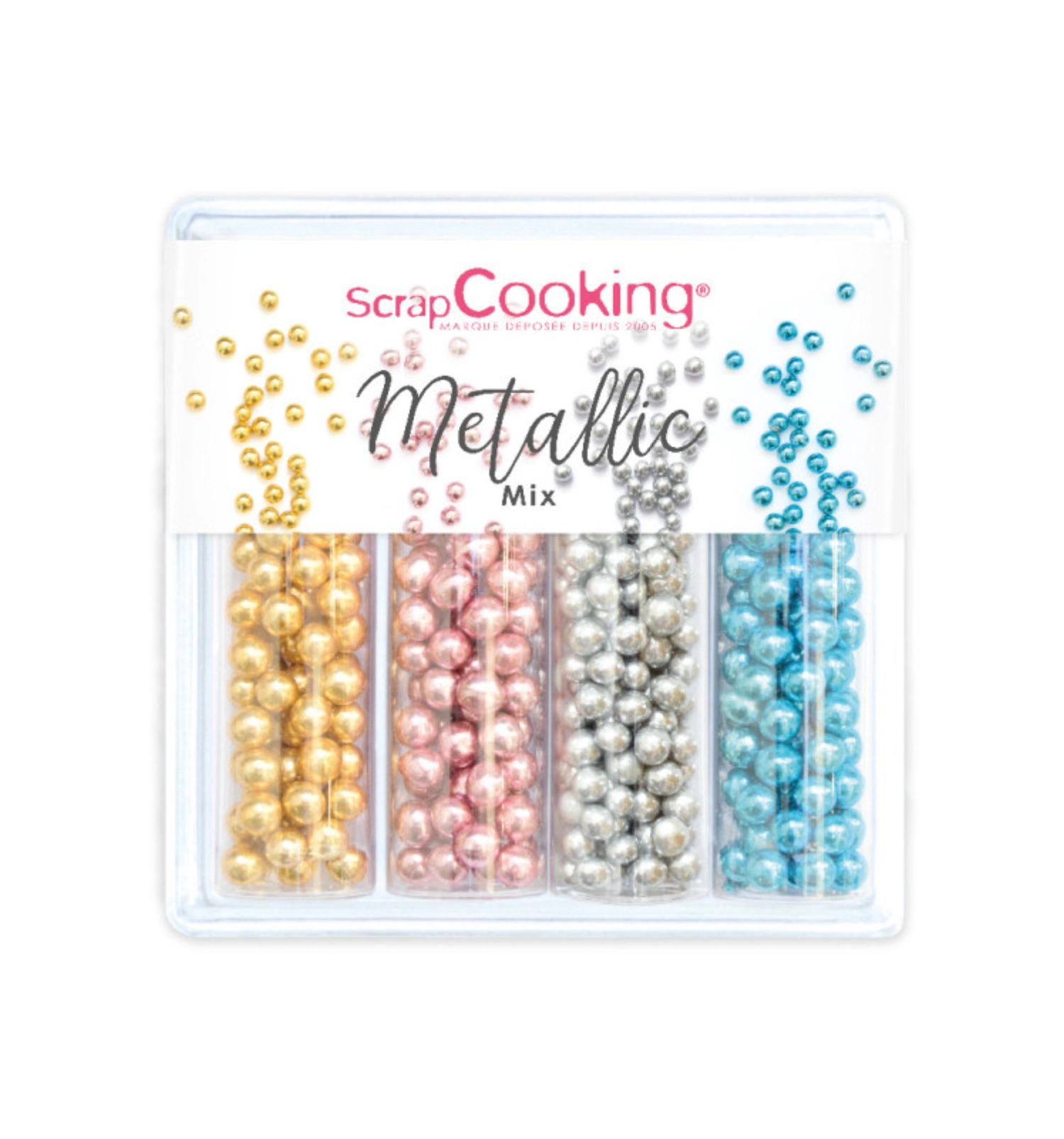4er Set Zuckerstreusel Mix Perlen